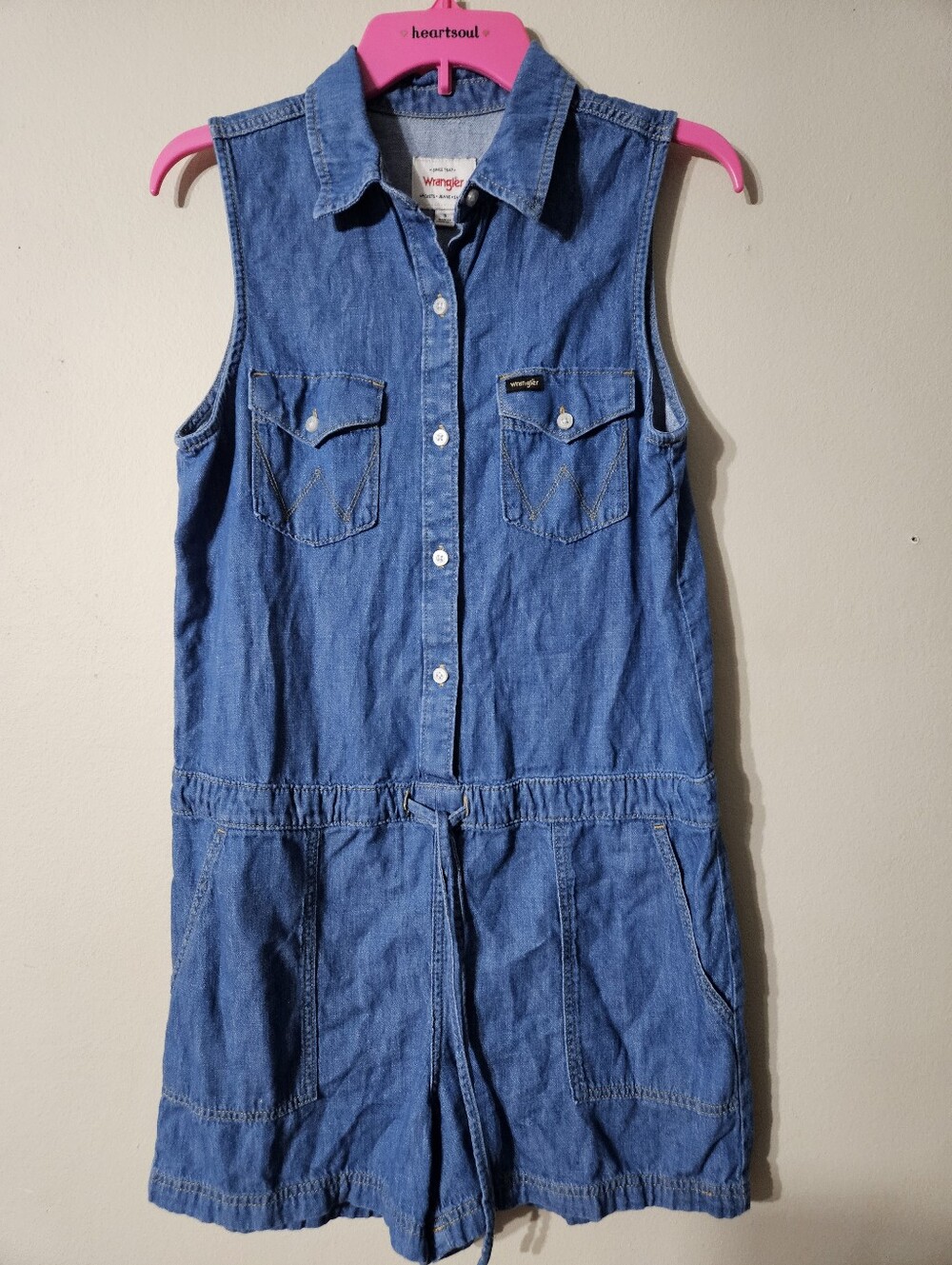 Wrangler Denim Romper Small